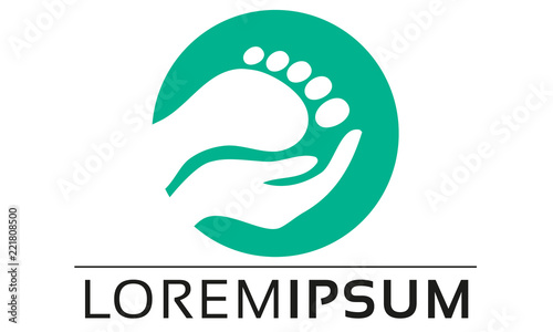 Pedicure Foot Care Logo Design