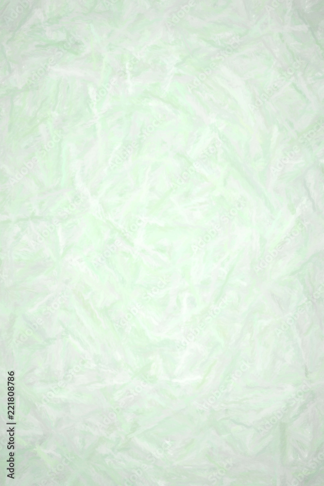 Abstract illustration of Vertical mint cream Pastel with long brush strokes background, digitally generated.
