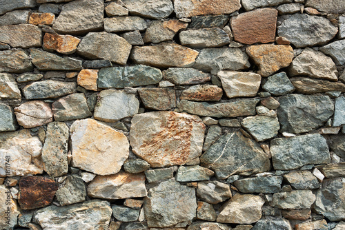 Stone wall texture multi colored