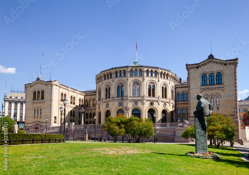 Storting Parliament of Norway Building Central Oslo Norway Scandanavia