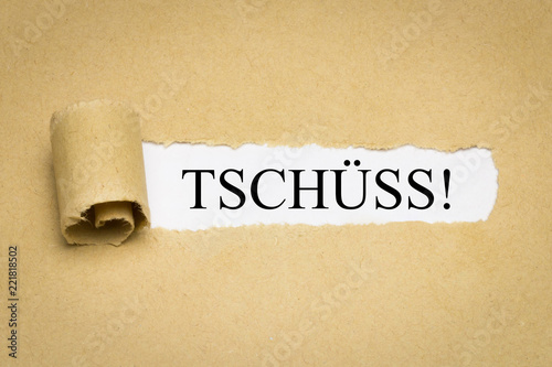 Tschüss!