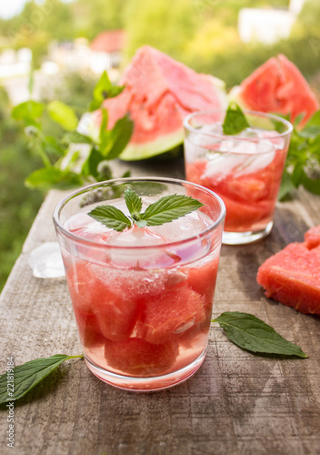 fresh watermelon smoothie