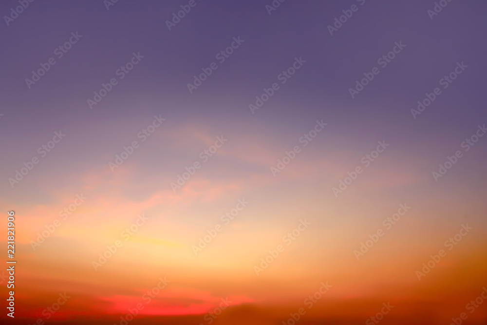 Dramatic atmosphere panorama view of beautiful panorama view of outdoor tropical twilight sky background in summer.
