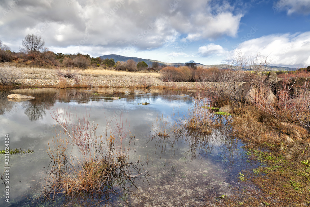 Rio Alberche en Cebreros. Avila