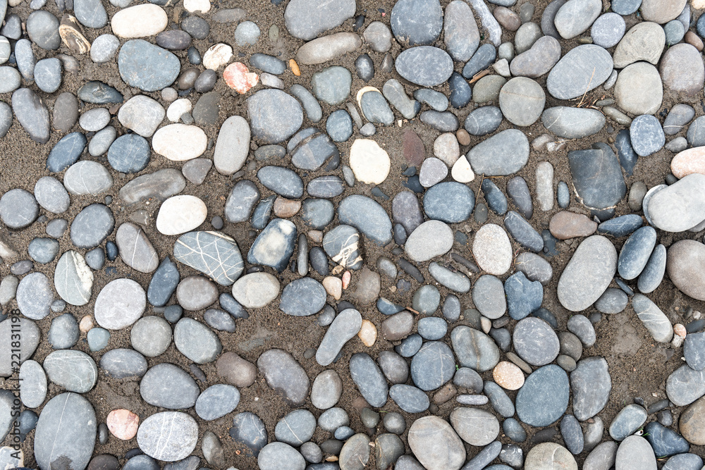Pebble stones background Pebble stones background