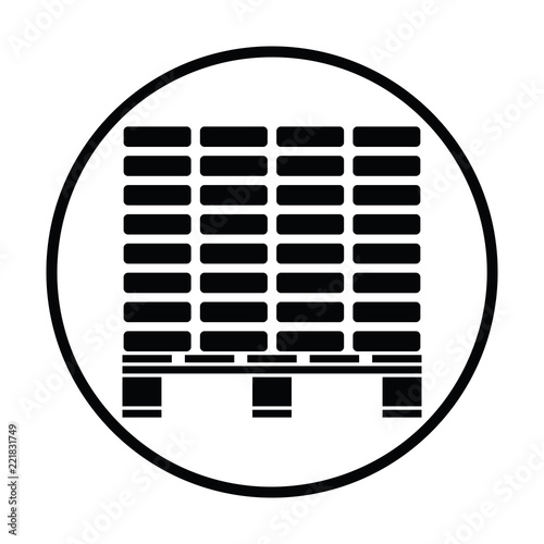 Icon of construction pallet