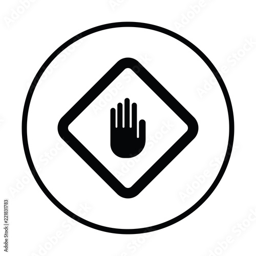 Icon of Warning hand