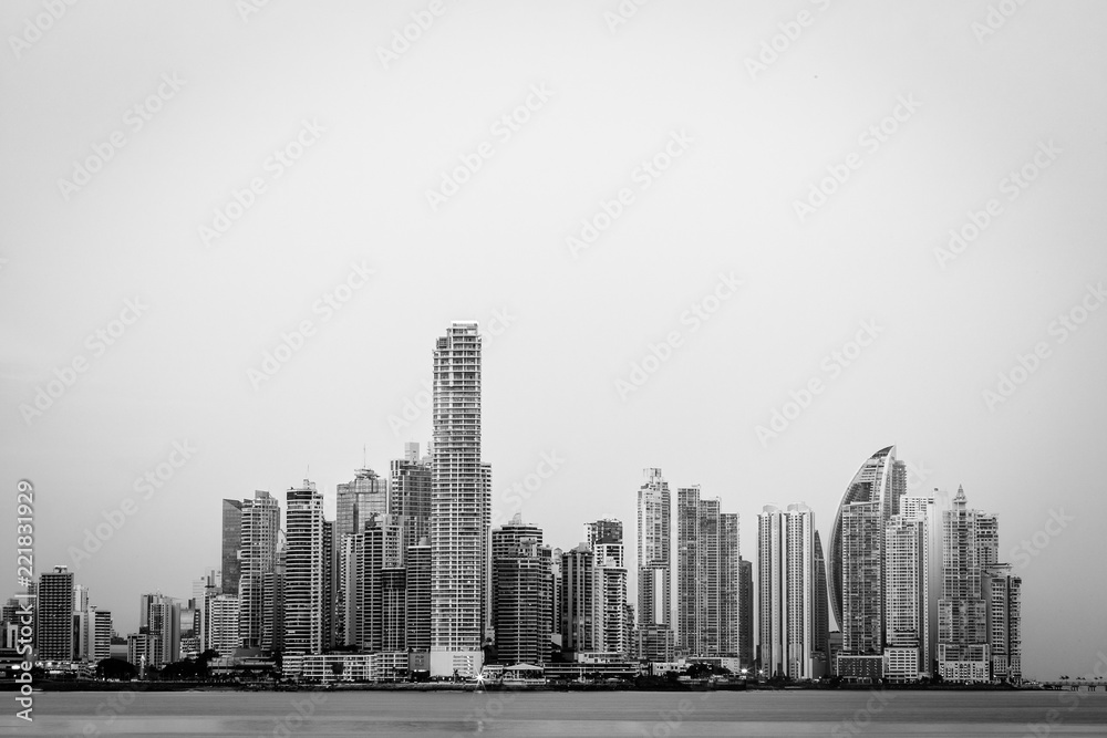 Ville Capitale Panama City Amérique centrale Buildings Bâtiments Nuit