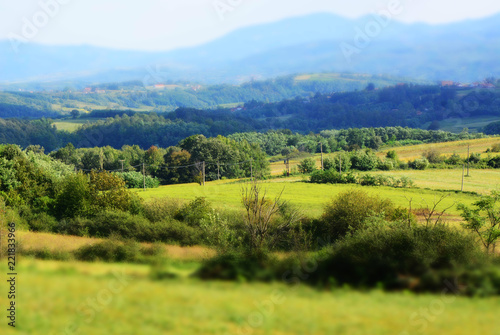 Mountain panoramic landscape