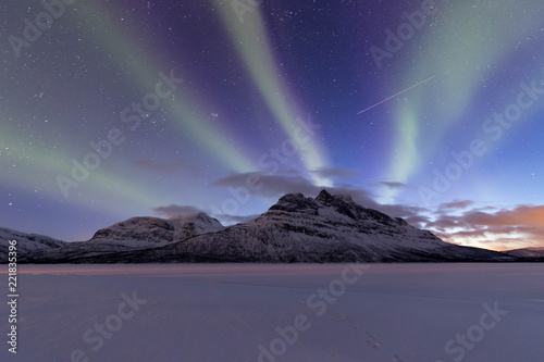 Nothern lights in Lofoten islands