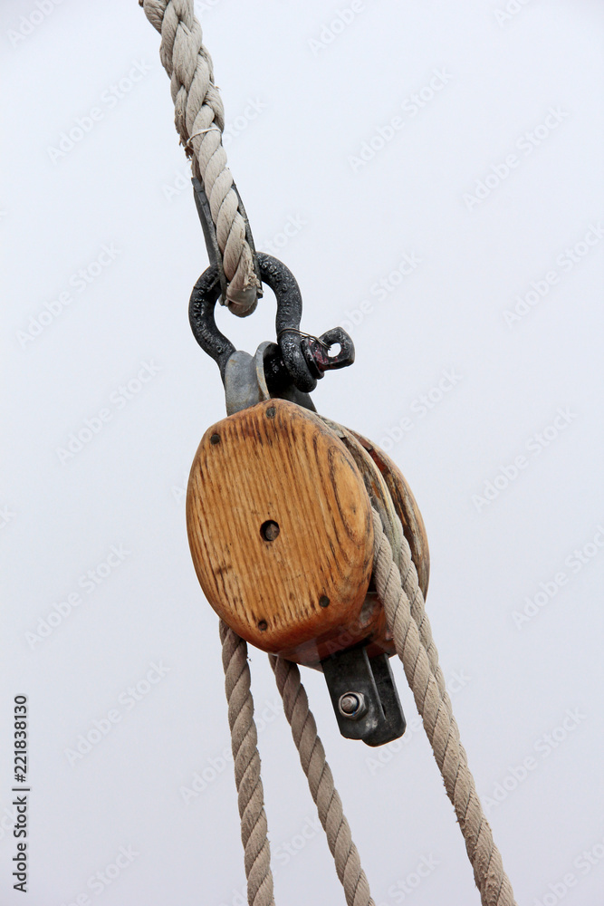 Fototapeta premium poulie de voilier