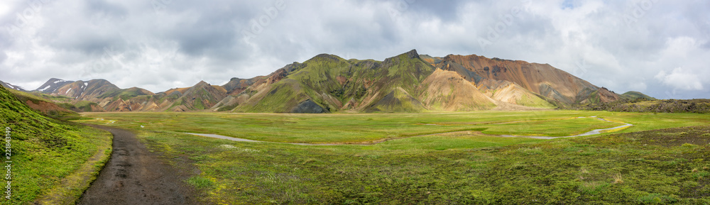 Landmannalaugar nature reserve in the heart of Iceland's southern Highlands