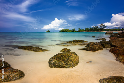 Blue Sky and Rock at Bintan Island Wonderfull Indonesia photo