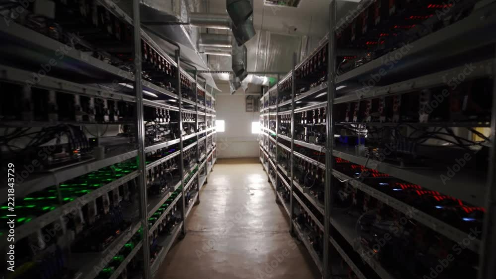 Computer for Bitcoin mining. Cryptocurrency computer with many peripheral slots Computer for Bitcoin mining. Cryptocurrency computer with many peripheral slots