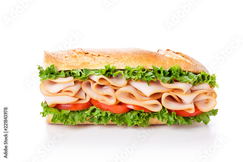 Ham Tomato And Lettuce Sandwich
