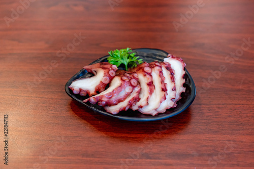 Tako Sashimi, Japan food photo