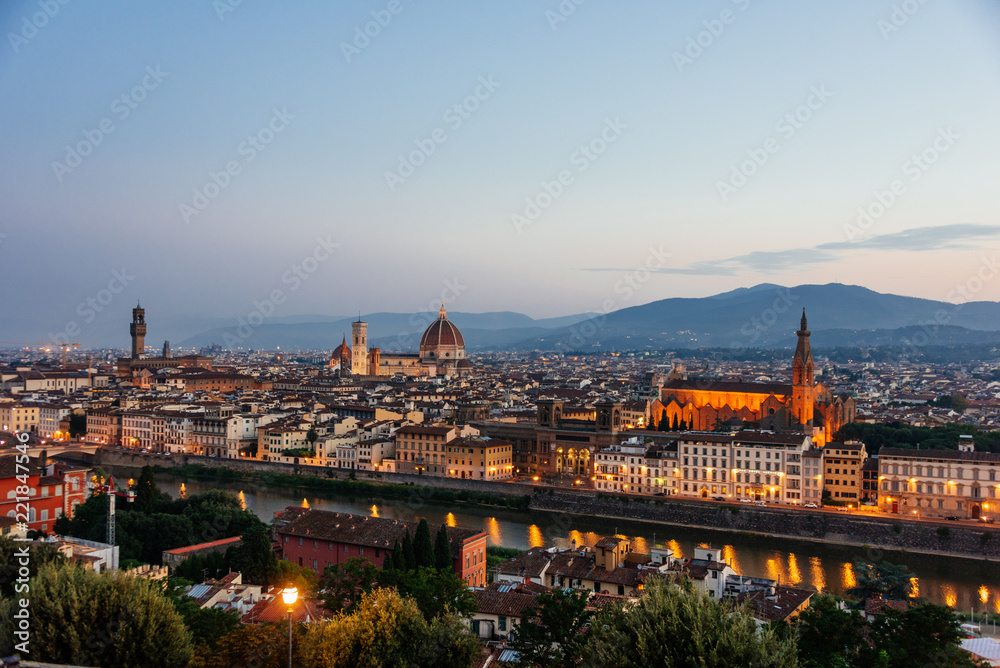 Pre-dawn Sunrise in Florence