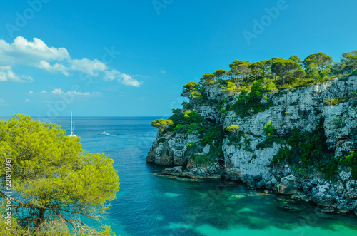 Cala Macarelleta  Menorca  Balearic Islands  Spain