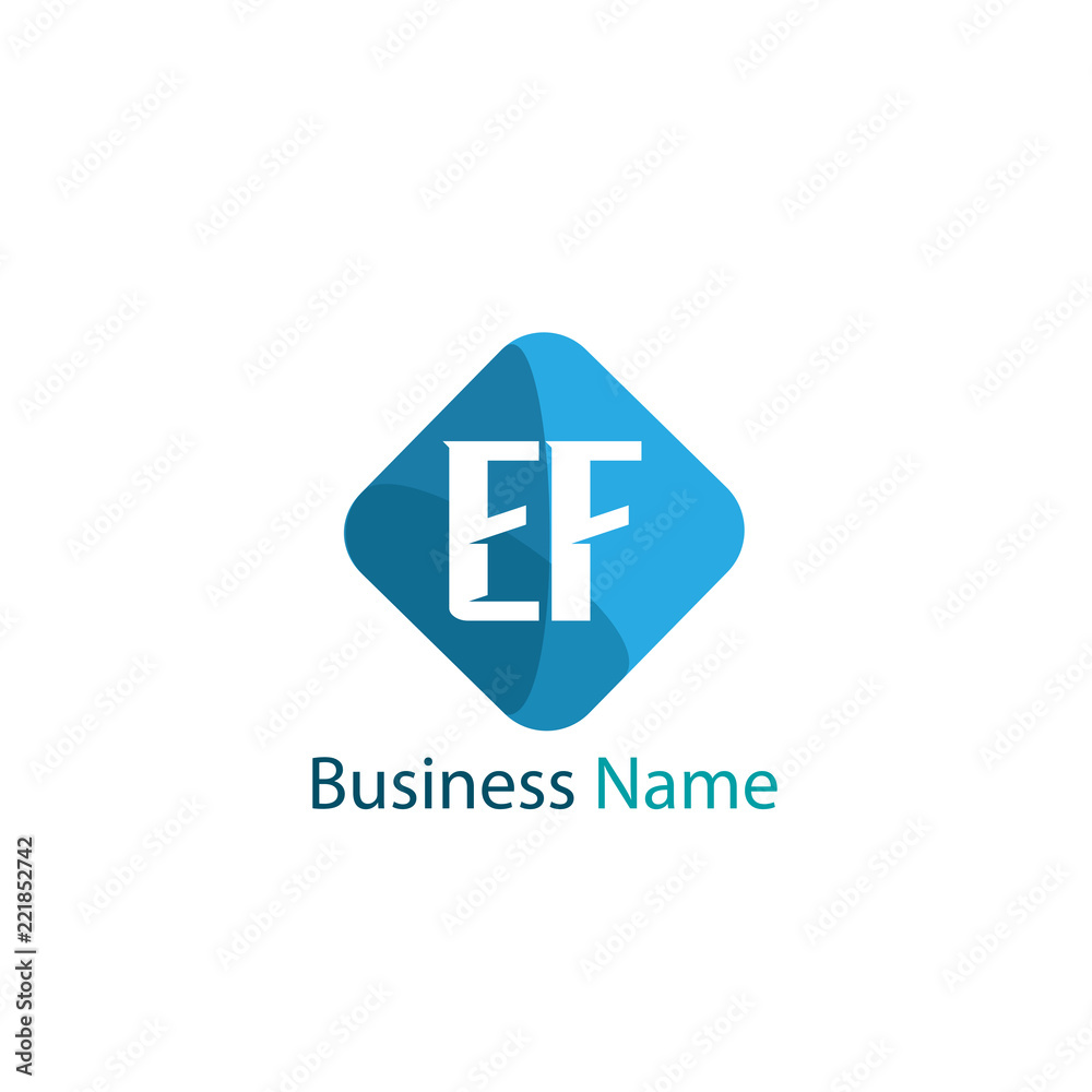 Initial Letter EF Logo Template Design Initial Letter EF Logo Template Design