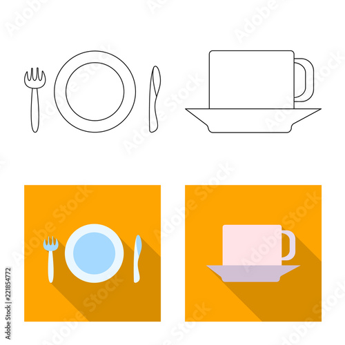 Isolated object of airport and airplane symbol. Set of airport and plane stock symbol for web.