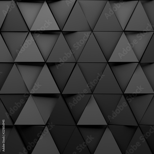 CGI 3d triangular wallpaper background 