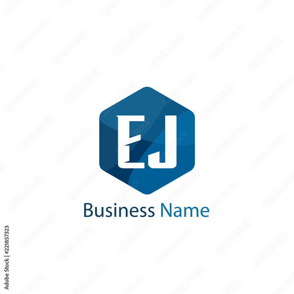Initial Letter EJ Logo Template Design Initial Letter EJ Logo Template Design