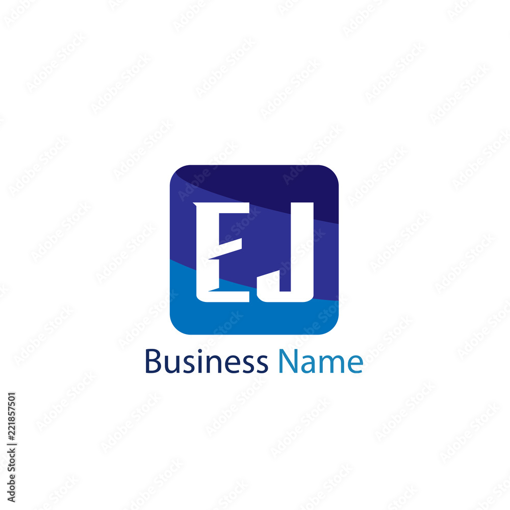 Initial Letter EJ Logo Template Design Initial Letter EJ Logo Template Design