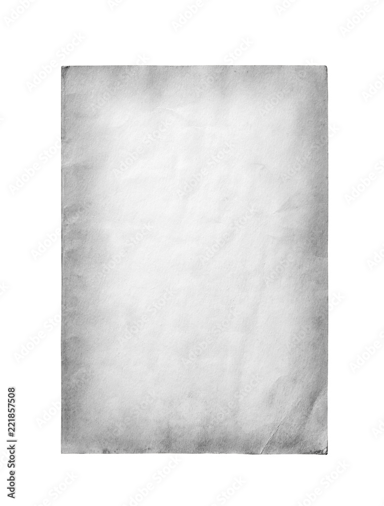 Obraz premium Old paper texture on white background