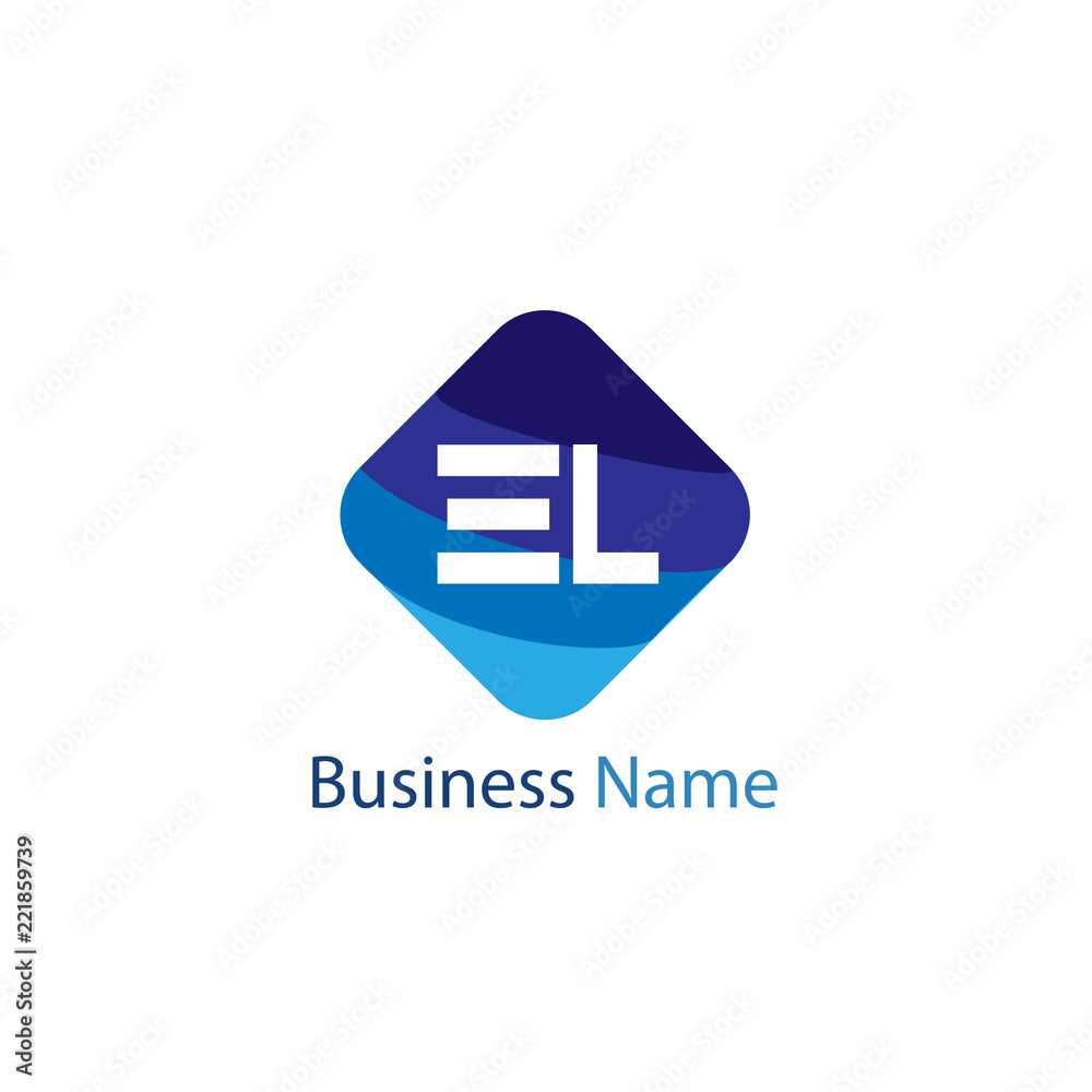 Initial Letter EL Logo Template Design Initial Letter EL Logo Template Design