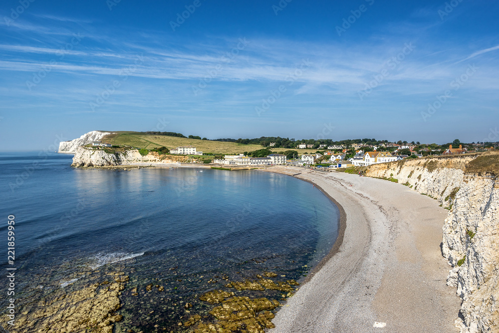 Freshwater Bay on the Isle of Wight in England