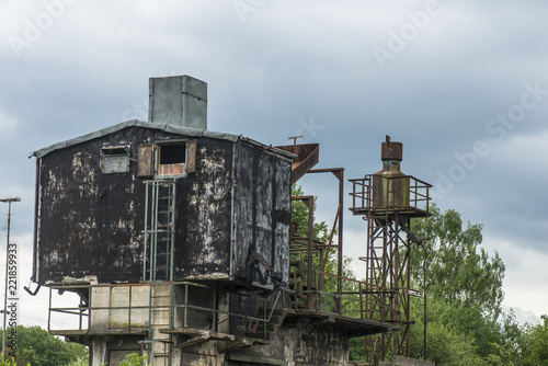 auxiliary structures on the railway for maintenance of ways photo