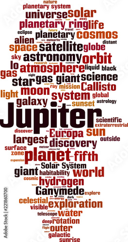 Jupiter word cloud