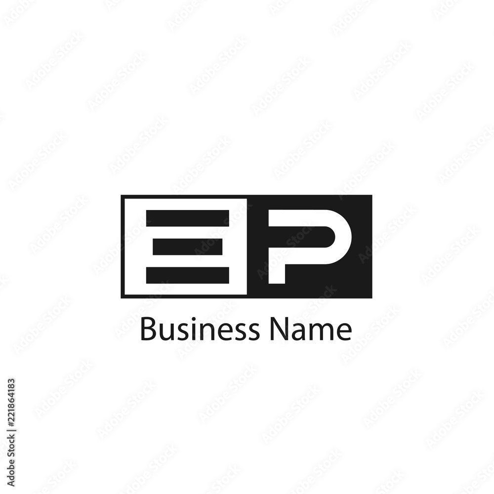 Initial Letter EP Logo Template Design Initial Letter EP Logo Template Design
