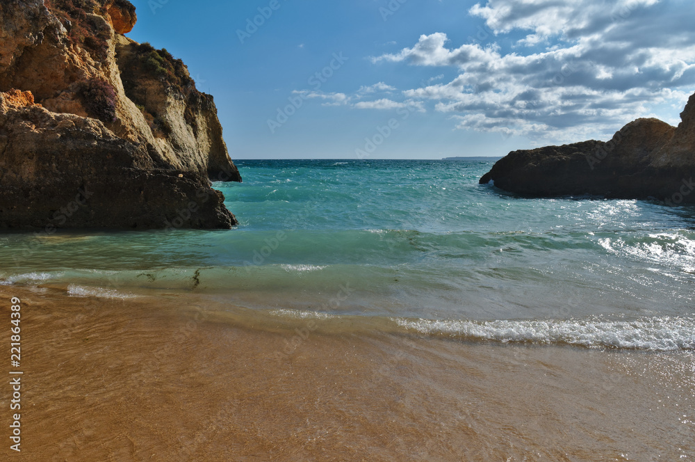 Three Brothers Beach (Praia dos Tres Irmaos) in Algarve, Portugal