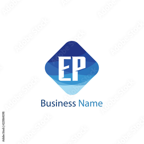 Free Download Initial Letter EP Logo Template Design - GFXLoad