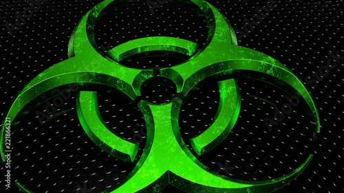 Obraz na płótnie Bio-hazard Logo