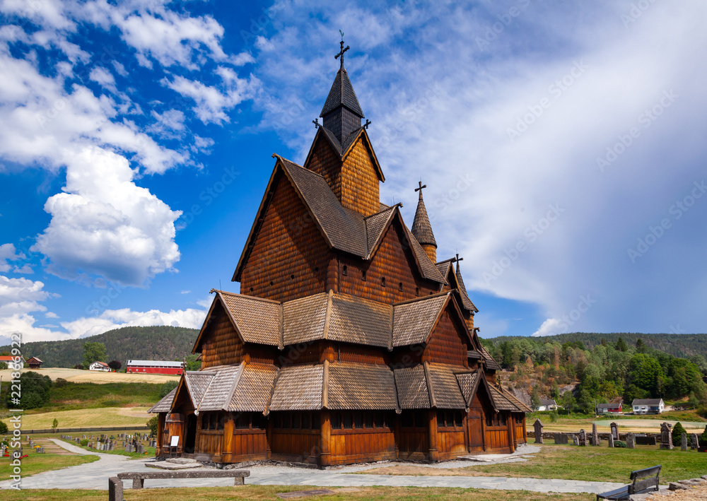 Heddal Stave Church Telemark Norway Scandanavia Heddal Stave Church Telemark Norway Scandanavia
