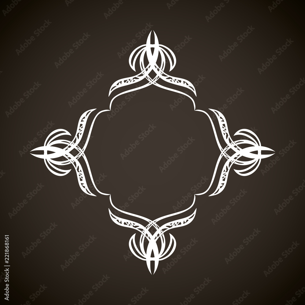 Obraz premium Vignette. Vector drawing