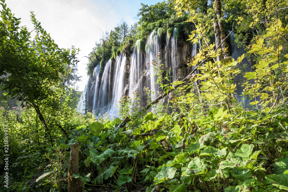 Waterfall at Plitvice Lakes, Croatia
