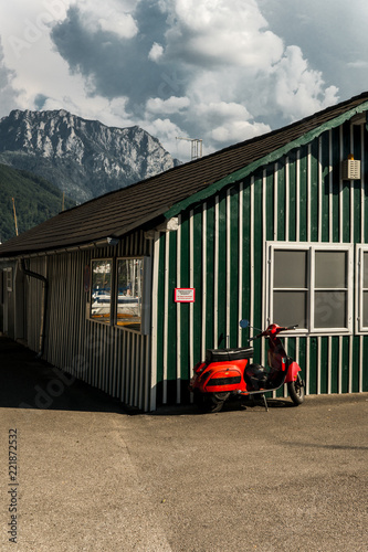 Silent mountain village corner