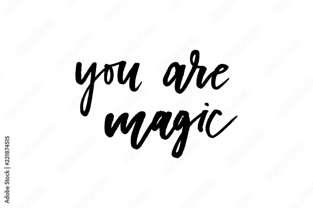slogan Magic phrase graphic vector Print Fashion lettering calligraphy slogan Magic phrase graphic vector Print Fashion lettering calligraphy