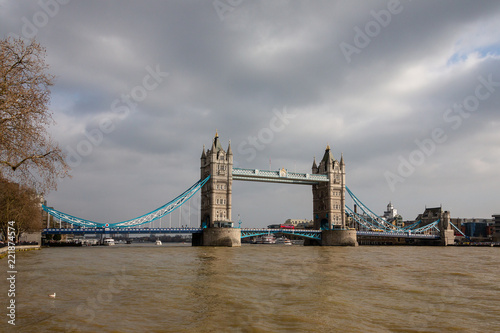 Tower Bridge in London  England