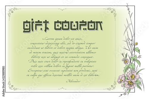 Template flyer, invitations or greeting cards