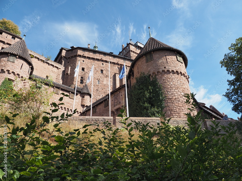 Hochkönigsburg - Haut-Kœnigsbourg  - Château du Haut-Kœnigsbourg im Elsass

