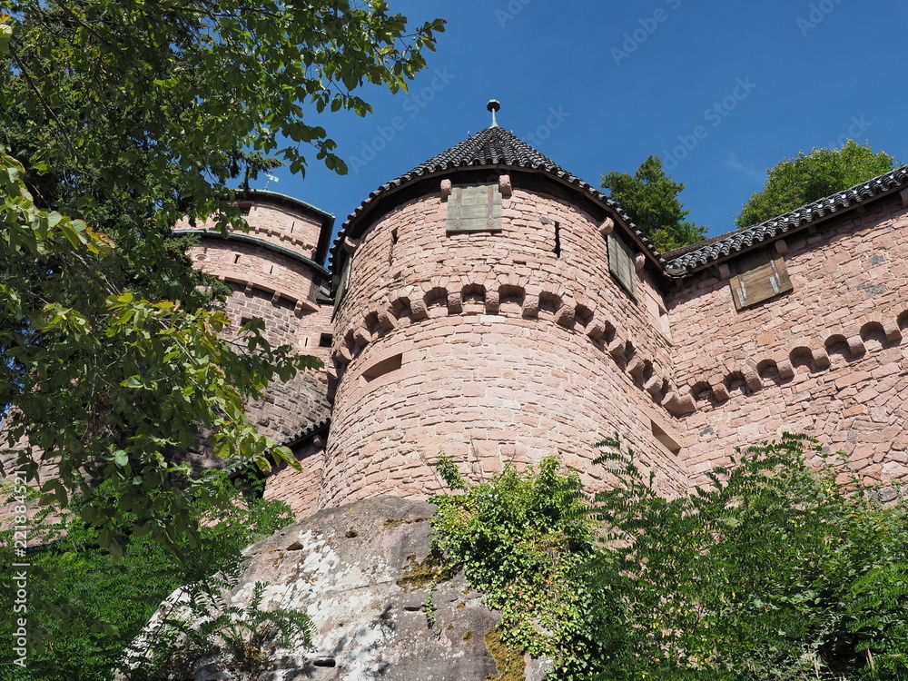 Hochkönigsburg - Haut-Kœnigsbourg  - Château du Haut-Kœnigsbourg im Elsass

