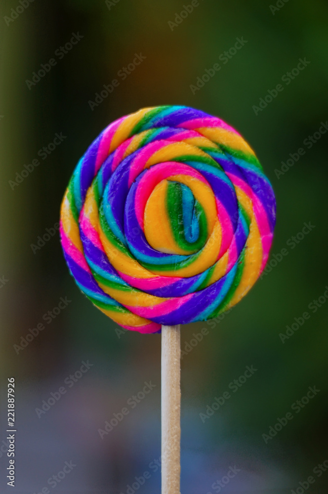 Paleta de caramelo de colores Stock Photo | Adobe Stock