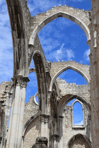Lisbon collapsed church