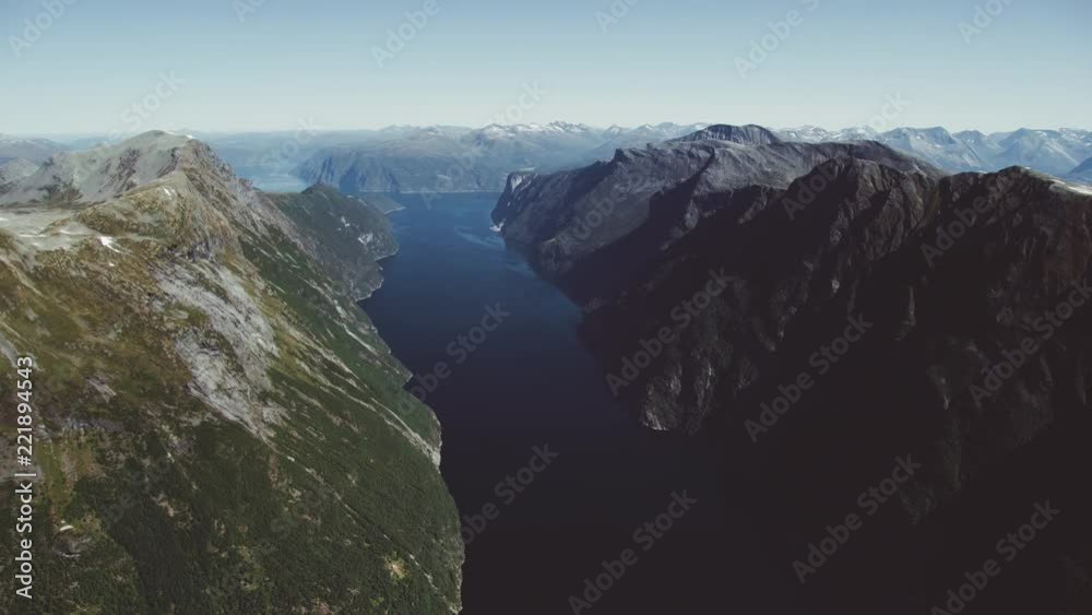 The amazing fjord of Geiranger The amazing fjord of Geiranger