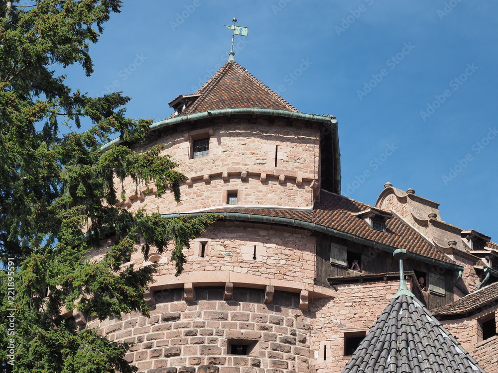 Hochkönigsburg - Haut-Kœnigsbourg  - Château du Haut-Kœnigsbourg im Elsass