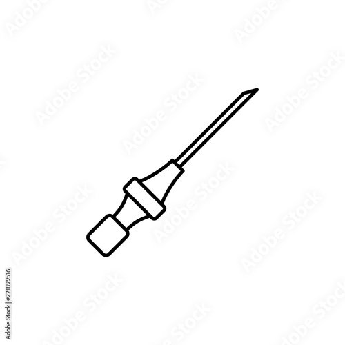 Catheter icon. Element of blood donation icon for mobile concept and web apps. Thin line Catheter icon can be used for web and mobile
